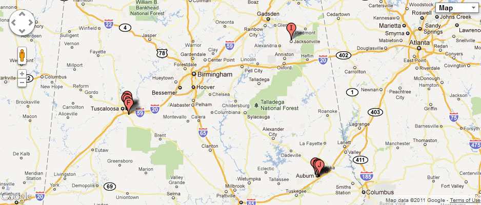 Map Search for Rivermont